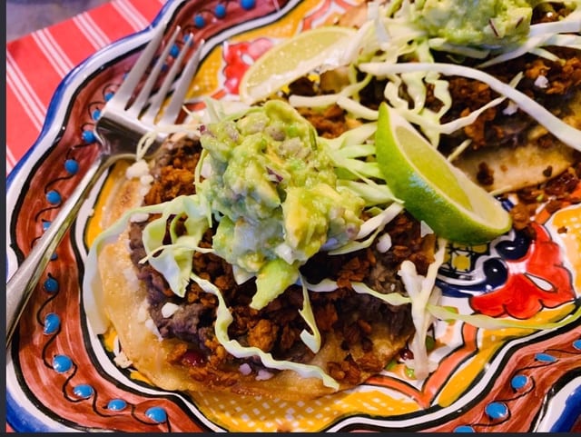 2 Chorizo Tostadas.