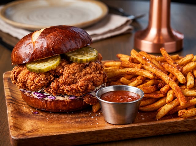 Hot Nashville Chicken Sandwich.