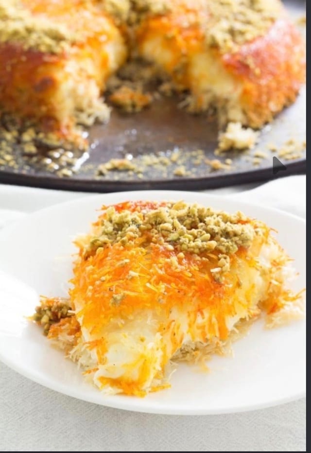 Knafeh.