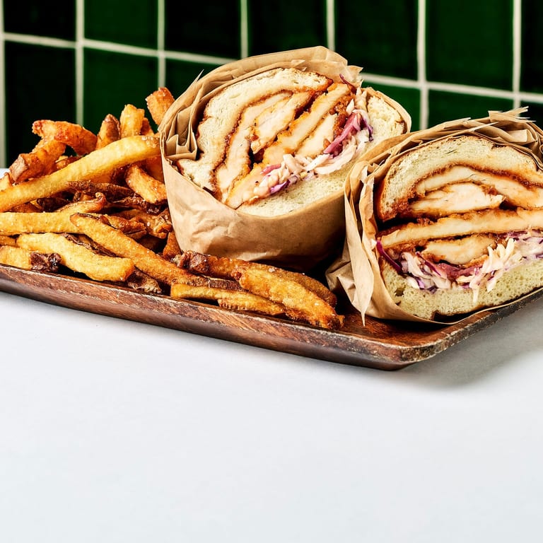 Fried Chicken Sandwich Delight